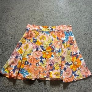 Floral Cotton Skirt